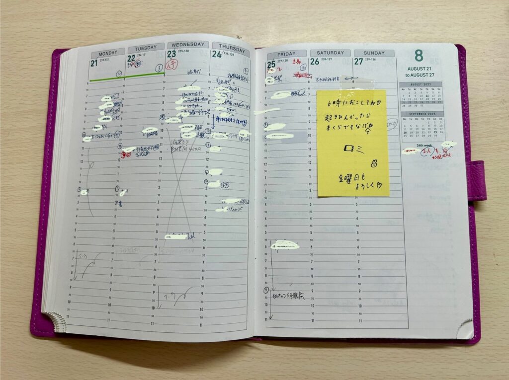 忙しい中で積み重ねた記録