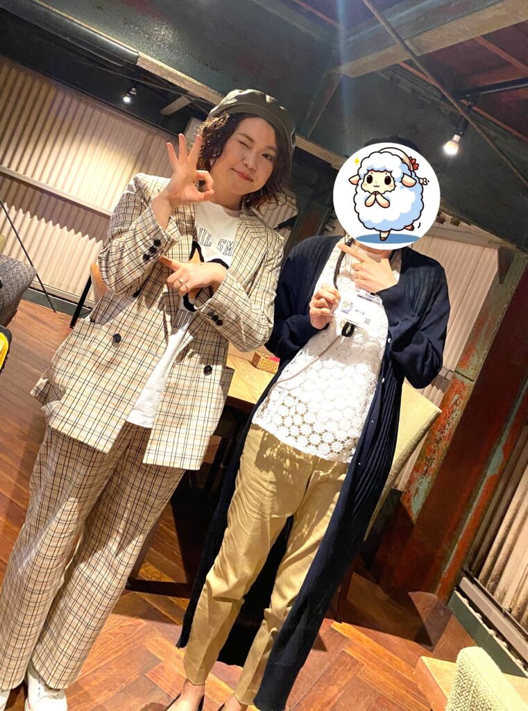 オフ会まよ先生とのツーショット